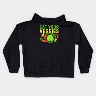 Eat Your Veggies Kids Hoodie